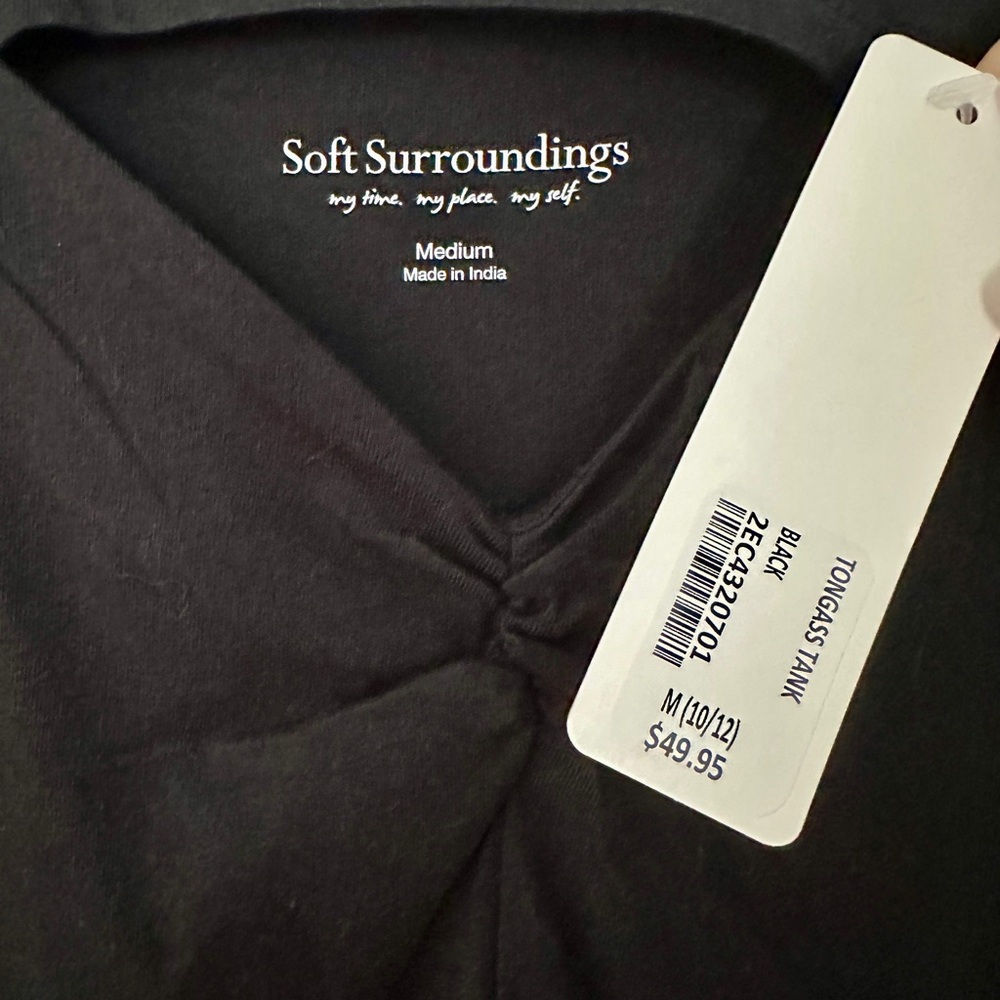 Soft Surroundings Classic Black Top